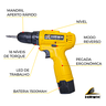 Parafusadeira Furadeira Bateria Lítio 12v 1,3ah Mandril Aperto Rápido 3/8 Pol Hawk - 2