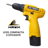 Parafusadeira Furadeira Bateria Lítio 12v 1,3ah Mandril Aperto Rápido 3/8 Pol Hawk - 5