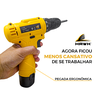 Parafusadeira Furadeira Bateria Lítio 12v 1,3ah Mandril Aperto Rápido 3/8 Pol Hawk - 6