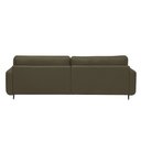 Ver imagem 7 de Sofá Decorativo Isaac 3 Lugares Sala de Estar 240cm Pés em Aço Couro Fendi G88 - Gran Belo