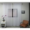 Cortina Voil 4,00larg x 2,60alt Branca - Sala/Quarto - Decore&Cubra - 1