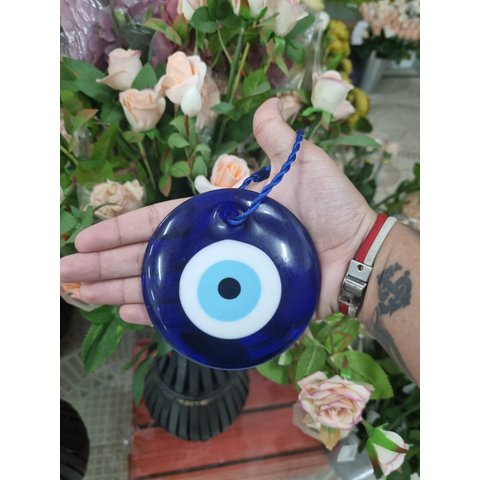 Enfeite Parede Amuleto Olho Grego Talisma 10 Cm Pendurar