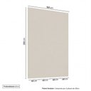 Ver imagem 2 de Painel Liso para TV até 65 Polegadas Planejado 160x230cm Aruá CabeCasa MadeiraOriginals Off White