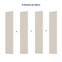 Ver imagem 4 de Painel Liso para TV até 65 Polegadas 160x230cm Aruá CabeCasa MadeiraOriginals Off White