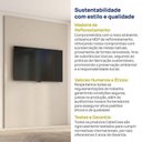 Ver imagem 6 de Painel Liso para TV até 65 Polegadas Planejado 160x230cm Aruá CabeCasa MadeiraOriginals Off White
