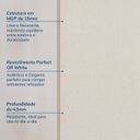 Ver imagem 3 de Painel Liso para TV até 65 Polegadas Planejado 160x230cm Aruá CabeCasa MadeiraOriginals Off White