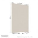 Ver imagem 2 de Painel Liso para TV até 65 Polegadas 160x230cm Aruá CabeCasa MadeiraOriginals Off White