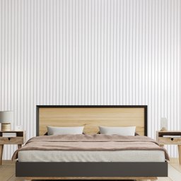 Painel Ripado em Barra 270x87cm (2,34m²) MDF AMORECANELA DECOR - 1