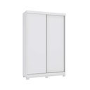 Ver imagem 1 de Guarda Roupa Solteiro 2 Portas de Correr e 2 Gavetas C-pés N571 Branco - Kappesberg