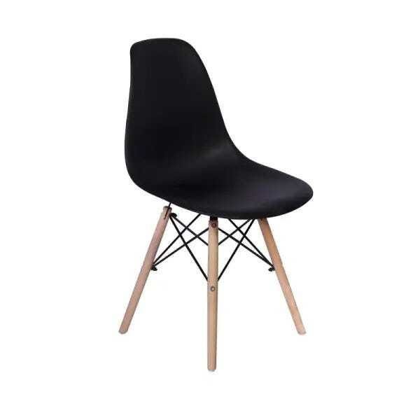 Kit Mesa Jantar Eiffel 120x80cm Branca + 4 Cadeiras Charles Eames - 2
