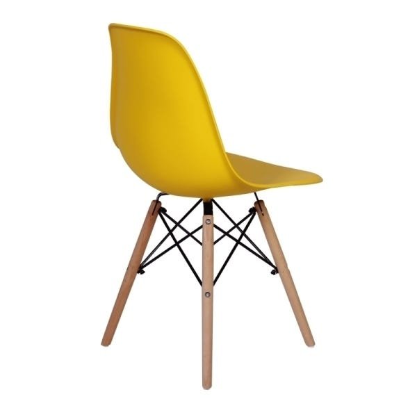 Kit Mesa Jantar Eiffel 120x80cm Branca + 4 Cadeiras Charles Eames - 3