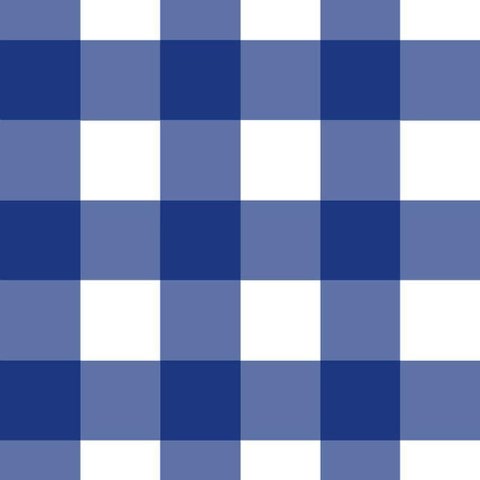 Papel de Parede Doce Estilo Xadrez Azul 81840