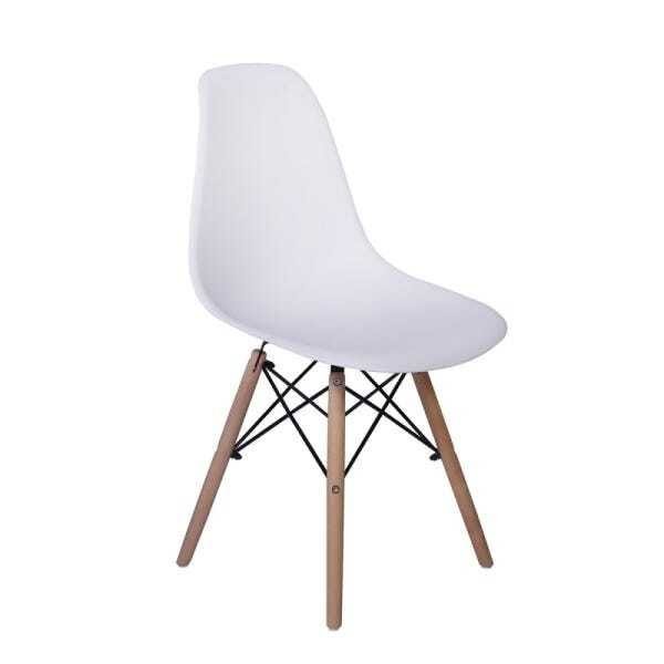 Kit Mesa Jantar Eiffel 120x80cm Preta + 4 Cadeiras Charles Eames - 2