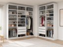 Ver imagem 1 de Closet Casal Duplo 100% MDF BP 208x140cm 06 Gavetas Sion Branco