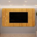 Ver imagem 2 de Painel para Tv Suspenso 75 240cm Celi D04 Cedro - Mpozenato
