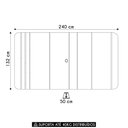 Ver imagem 4 de Painel para Tv Suspenso 75 240cm Celi D04 Cedro - Mpozenato