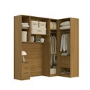 Ver imagem 6 de Quarto Modulado Solteiro 4 Peças Altezza Clean Belmax:Freijó/Titânio