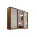 Ver imagem 1 de Guarda Roupa 3 Portas de Correr (1 C- Espelho) e 8 Gavetas Natus-duna Cumaru-fendi