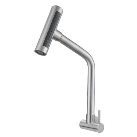 Torneira de Cozinha para Parede 4 Jatos Inox Escovado - 774478 - Stoc