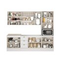 Ver imagem 3 de Cozinha Modulada Carraro Bella Carraro 5 Peças C5P122 Branco