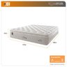 Colchão Casal Kingston Molas Ensacadas Látex Visco Gel 138x188x42cm - 2