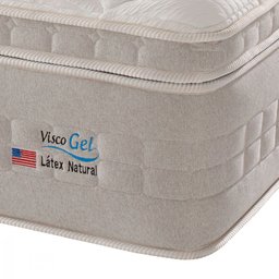 Colchão Casal Kingston Molas Ensacadas Látex Visco Gel 138x188x42cm - 5