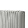 Cabeceira Cama Box King 1,93m Estofada Havai Veludo Cinza Claro - 3