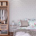 Ver imagem 2 de Papel de Parede Arabesco Bordado Complexo Gh Papel de Parede 3,0m