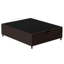 Ver imagem 1 de Base para Cama Box Baú Casal 138x188cm Hit I02 Corano Marrom - Mpozenato