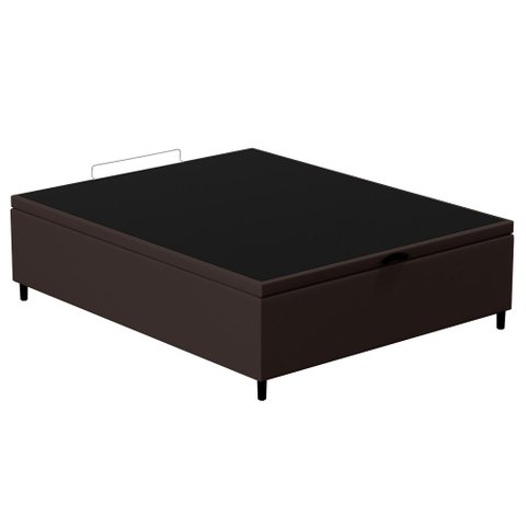 Base para Cama Box Baú Casal 138x188cm Hit I02 Corano Marrom - Mpozenato