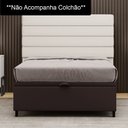 Ver imagem 2 de Base para Cama Box Baú Casal 138x188cm Hit I02 Corano Marrom - Mpozenato