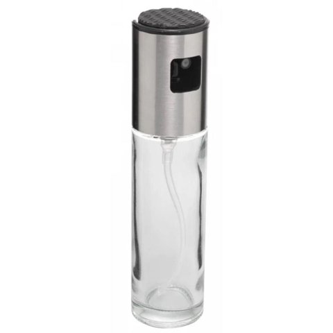 Borrifador Spray Azeite Vinagre 100ml Wolff Aço Inox Vidro Pulverizador Pequeno Temperos Avulso