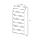 Ver imagem 3 de Sapateira Decorativa para Quarto SA3403 MDP Branco - Gran Belo