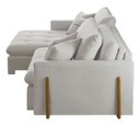 Ver imagem 4 de Sofá Cama Retrátil e Reclinável Lisboa 220cm Braço 10cm Meu Sofá Online