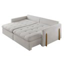 Ver imagem 3 de Sofá Cama Retrátil e Reclinável Lisboa 220cm Braço 10cm Meu Sofá Online