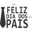 Ver imagem 2 de Adesivo de Vitrine Feliz Dia Dos Pais Mês Dos Pais