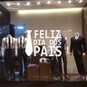 Adesivo de Vitrine Feliz Dia Dos Pais Mês Dos Pais - 1