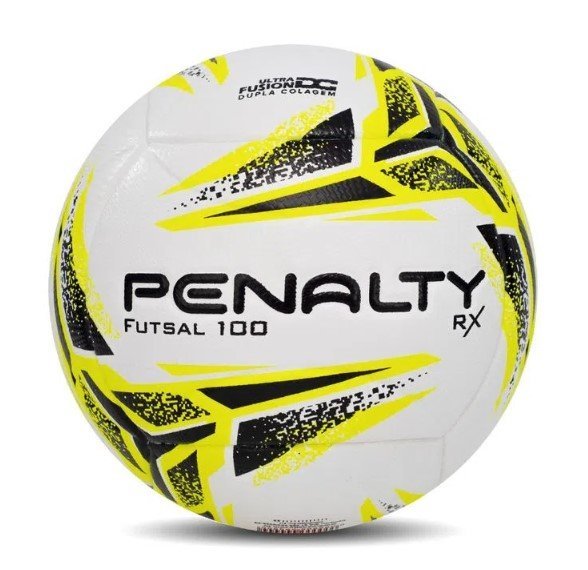 Bola de Futebol Penalty Futsal Rx 100 XXlll - Amarela/Preto Futsal Rx 100