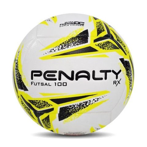 Bola de Futebol Penalty Futsal Rx 100 XXlll - Amarela/Preto Futsal Rx 100