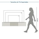 Ver imagem 5 de Rack Ripado com Painel para TV até 60 Polegadas 160CMX250CM Aruá CabeCasa MadeiraOriginals Offwhite