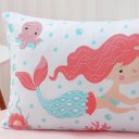 Ver imagem 5 de Jogo de Cama Kids Solteiro Infantil Malha 88x188x25cm Sereia