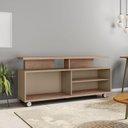 Ver imagem 5 de Rack para TV até 52 Polegadas 136cm 5 Rodízios Topázio Branco