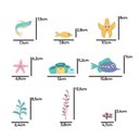 Ver imagem 3 de Adesivo Box de Banheiro Infantil Fundo do Mar Sereia