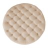 Puff Amora 70 cm Suede Bege SLK Decor Amara - 2
