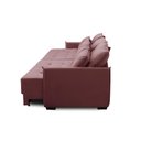 Ver imagem 6 de Sofá sem Caixa Retrátil Reclinável 2,50m Catarina Veludo Rosê Rover & Beato