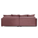 Ver imagem 7 de Sofá sem Caixa Retrátil Reclinável 2,50m Catarina Veludo Rosê Rover & Beato