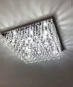Ver imagem 4 de Lustre para Sala de Cristal Legítimo K9 Base Inox 40x40 Cm