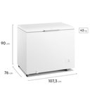 Ver imagem 3 de Freezer Horizontal Electrolux 314l Tecnologia Iner Hi330 Branco 127v
