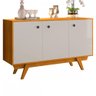 Balcão Buffet Harmonia 3 Portas Cinamomo/Off White - Jcm Móveis - 2