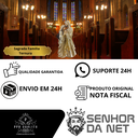 Ver imagem 7 de Sagrada Familia Ternura com Strass Dourado em Resina Premium 30 Cm